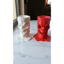 Halloween LED-Kerzenständer – 3D-gedruckt aus PLA, gruselige Deko