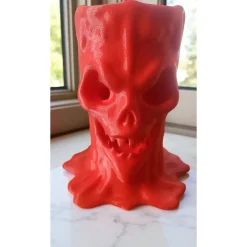 Halloween LED-Kerzenständer – 3D-gedruckt aus PLA, gruselige Deko