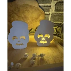 Halloween Lichter Totenkopf | mit Ballonlichter | Deko