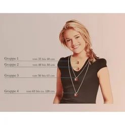 Halsreif mit Emaille-Anhänger orange