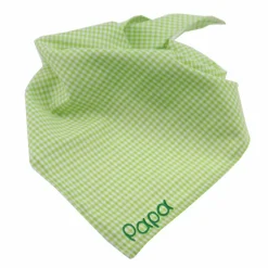 Halstuch kariert für Männer und Frauen mit Namen grün blau lila rosa Tuch - Trachtentuch - Accessoires für Oktoberfest