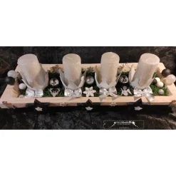 Haltbarer LED Adventskranz, wiederverwendbar