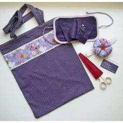 Handarbeitstasche, Projekttasche, Handarbeitsbeutel, Nähbeutel, Nadelheft,Grundausstattung, Handarbeitsunterricht Schule