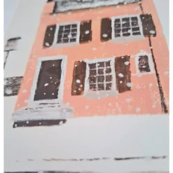 Handbemalte Weihnachtskarte (Original)