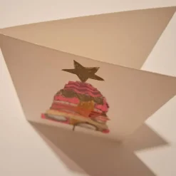 Handbemalte Weihnachtskarte (Original)