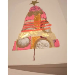 Handbemalte Weihnachtskarte (Original)