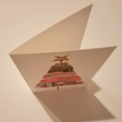 Handbemalte Weihnachtskarte (Original)