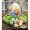 Handbemaltes Osterei mit Tulpenmotiv - Ostern -
