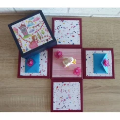 Handgefertigte Geldgeschenkverpackung Baby Mädchen