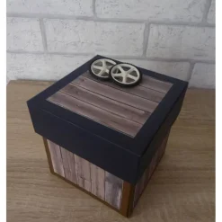 Handgefertigte Geldgeschenkverpackung Fahrrad