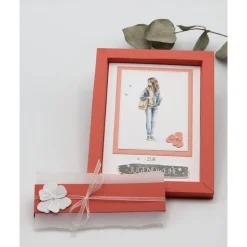 Handgefertigte Geschenkbox zur Jugendweihe mit Karte & Geldfach