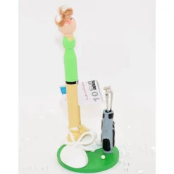 Handgefertigte Golfer-Holzfigur – Einzigartiges Golf-Geschenk aus Holz