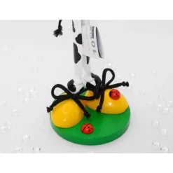 Handgefertigte Holzfiguren Kuh und Schaf – Kreative Geschenkidee und Geldgeschenk