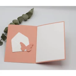 Handgefertigte Jugendweihekarte - Geldgeschenk zur Jugendweihe