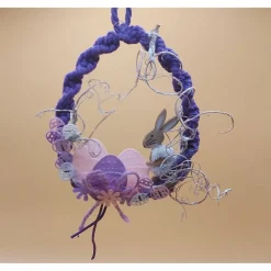 Handgefertigte Makramee Osterdekoration – Individuelle Ostereier für Wand & Fenster