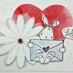 Handgefertigte Muttertagskarte - Grußkarte zum Muttertag