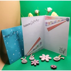 Handgefertigte Osterkarte mit Umschlag – Individuell & Einzigartig