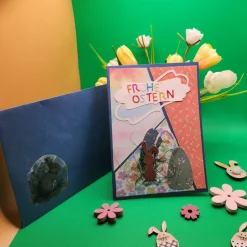 Handgefertigte Osterkarte mit Umschlag – Individuell & Einzigartig