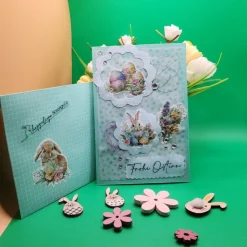 Handgefertigte Osterkarte mit Umschlag – Individuell & Einzigartig