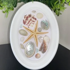 Handgefertigtes Muschelbild – Maritime Deko & personalisiertes Geschenk, STB-313