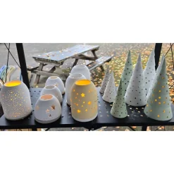 Handgegossene Raysin-Lichtkuppel in Pastell – Einzigartige Deko & sanftes Licht für dein Zuhause / gross / Sterne