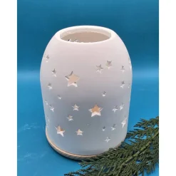 Handgegossene Raysin-Lichtkuppel in Pastell – Einzigartige Deko & sanftes Licht für dein Zuhause / gross / Sterne