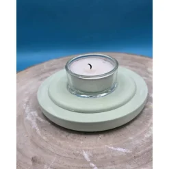 Handgegossene Raysin-Lichtkuppel in Pastell – Einzigartige Deko & sanftes Licht für dein Zuhause / gross /Punkte