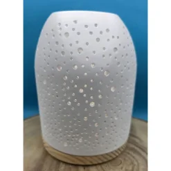 Handgegossene Raysin-Lichtkuppel in Pastell – Einzigartige Deko & sanftes Licht für dein Zuhause / gross /Punkte