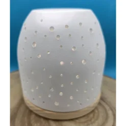 Handgegossene Raysin-Lichtkuppel in Pastell – Einzigartige Deko & sanftes Licht für dein Zuhause / mittel /Punkte