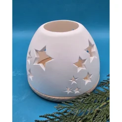 Handgegossene Raysin-Lichtkuppel in Pastell – Einzigartige Deko & sanftes Licht für dein Zuhause / klein / Sterne