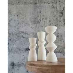 Handgegossene Sojawachs-Kerzen ohne Duftstoffe – Minimalistische Eleganz für nachhaltige Wohnkultur