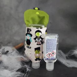 Handgel- / Desinfektionsmittel-Tasche | Monster - Handmadetasche Accessoire für Halloween