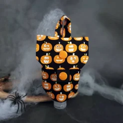 Handgel- / Desinfektionsmittel-Tasche | Kürbisse - Handmadetasche Accessoire für Halloween
