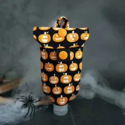 Handgel- / Desinfektionsmittel-Tasche | Kürbisse - Handmadetasche Accessoire für Halloween