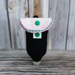 Handgel- / Desinfektionsmittel-Tasche | JOSI – Handmadetasche mit dekorativer Borte | Accessoire für Oktoberfest