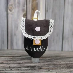 Handgel- / Desinfektionsmittel-Tasche | HANDLY – Handmade mit Plott & Spitze