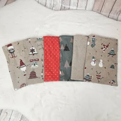 Handgemachte Adventskalendersäckchen aus Stoff – Adventskalender zum Befüllen