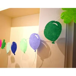 Handgemachte Filzgirlande/ Party Dekor Wunschfarbe