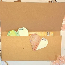 Handgemachte Geburtstagskarte mit Blumenmotiv – Geldgeschenk & Gutscheinverpackung