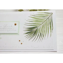 Handgemachte Glückwunschkarte zur Konfirmation mit Kreuz – Segenswünsche für Mädchen und Jungen