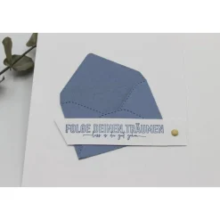 Handgemachte Glückwunschkarte zur Jugendweihe - moderne Jugendweihekarte, Geldgeschenk