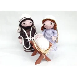 Handgemachte Krippefiguren Weihnachten – Heilige Drei Könige, Maria, Josef & Jesuskind – Unikate