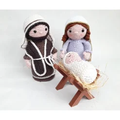 Handgemachte Krippefiguren Weihnachten – Heilige Drei Könige, Maria, Josef & Jesuskind – Unikate