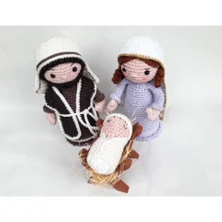 Handgemachte Krippefiguren Weihnachten – Heilige Drei Könige, Maria, Josef & Jesuskind – Unikate