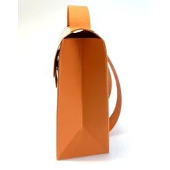 Handgemachte Schultasche aus Karton – Geschenkverpackung zur Einschulung (9 x 12 x 5 cm)