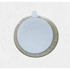 Handgemachte selbstklebende Wachssiegel mit Herz, goldene Flocken & Glitzer – 10er Set, Unikat, 3cm