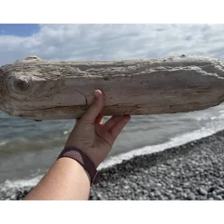 Handgemachte Treibholz Tischdeko 40x8x6 cm – Maritime Unikat Deko für Fensterbank, Regal & Tisch