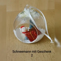 Handgemachte Weihnachtskugeln, gefüllte Weihnachtskugeln, Weihnachtsschmuck Kugel, Weihnachtsbaum Dekoration