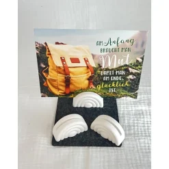 ️Handgemachter Fotokartenhalter im Regenbogendesign – stilvoll, schlicht & vielseitig verwendbar