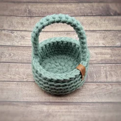 Handgemachter Geschenkkorb mit Tragehenkel – in 2 Größen, ideal auch als Blumenkorb für Hochzeiten